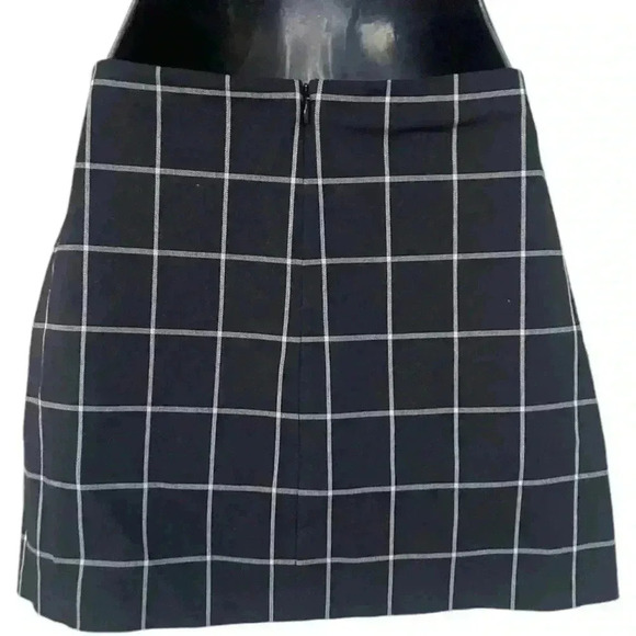 Bailey / 44 Black Chequered A-Line Skirt for Women NWT size small - Picture 6 of 8